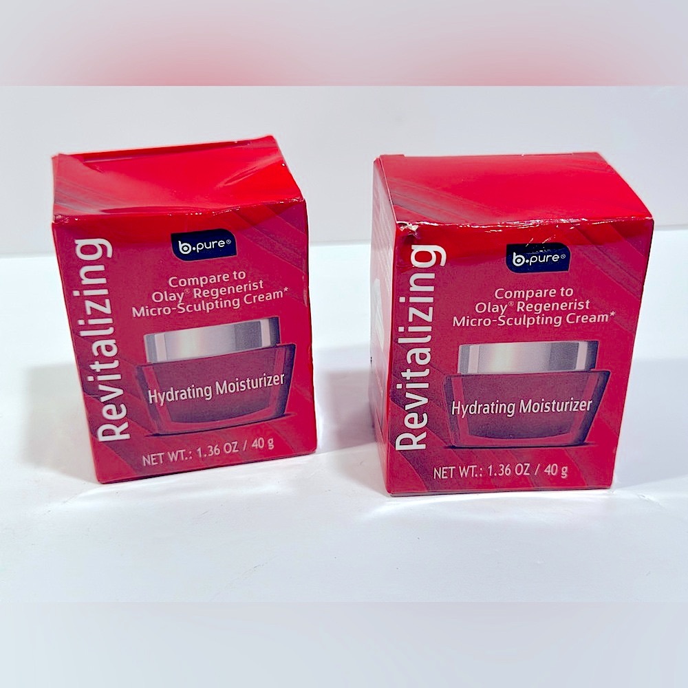 b•pure Revitalizing Hydrating Moisturizer 1.36oz. - Set of 2